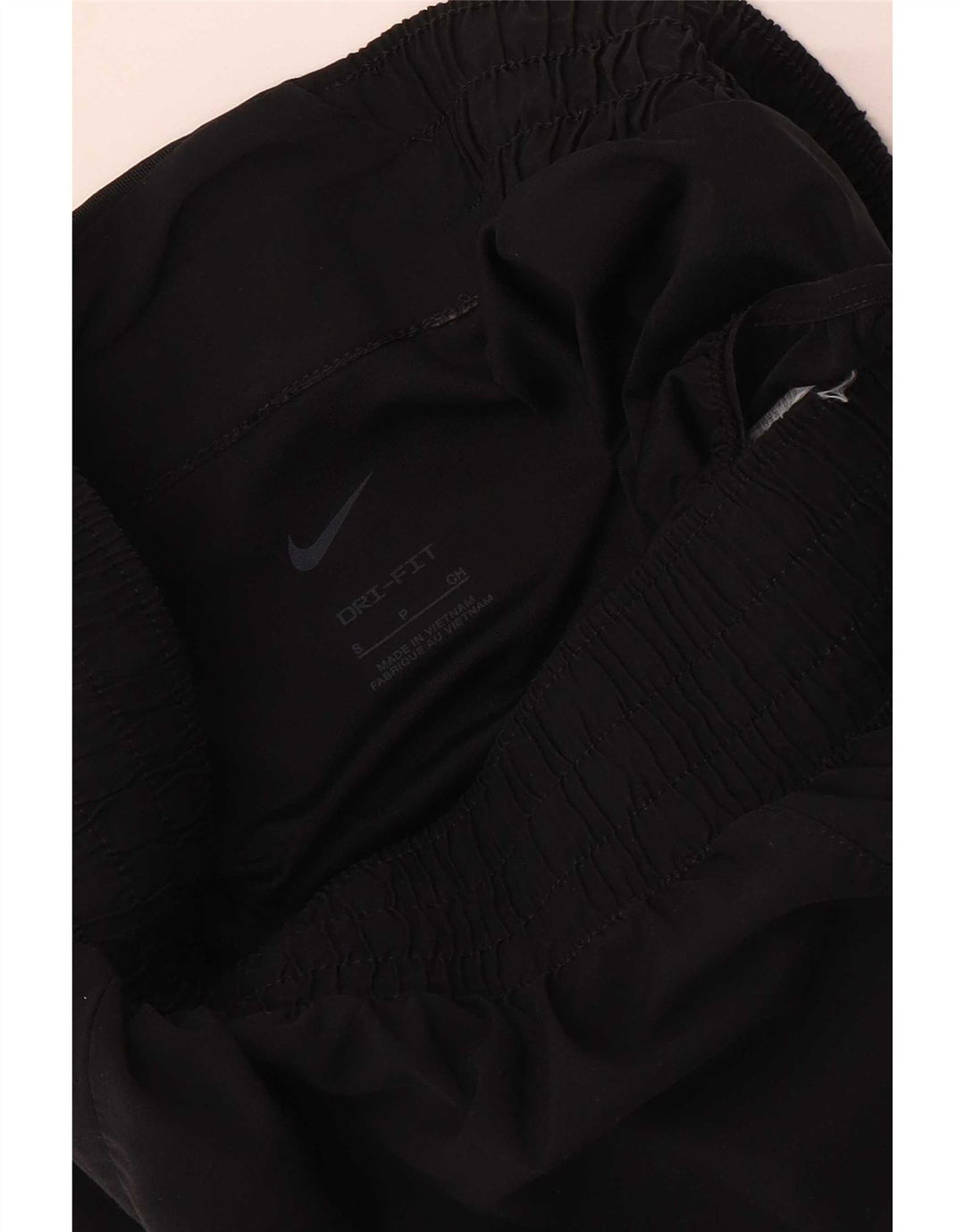 Nike Pantalones cortos deportivos gráficos para mujer UK 10 Small Poliéster negro