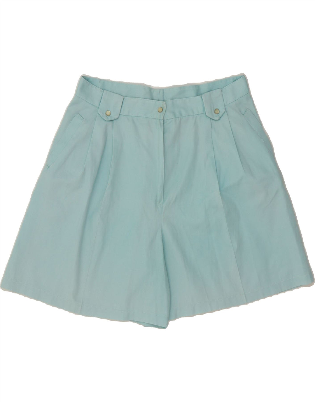 VINTAGE Womens Chino Shorts W30 Medium Blue Vintage Vintage and Second-Hand Vintage from Messina Hembry 