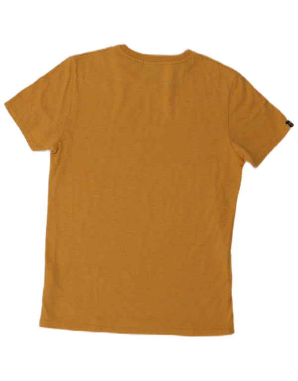 Superdry Camiseta Gráfica De Algodón Amarillo Medio Para Hombre