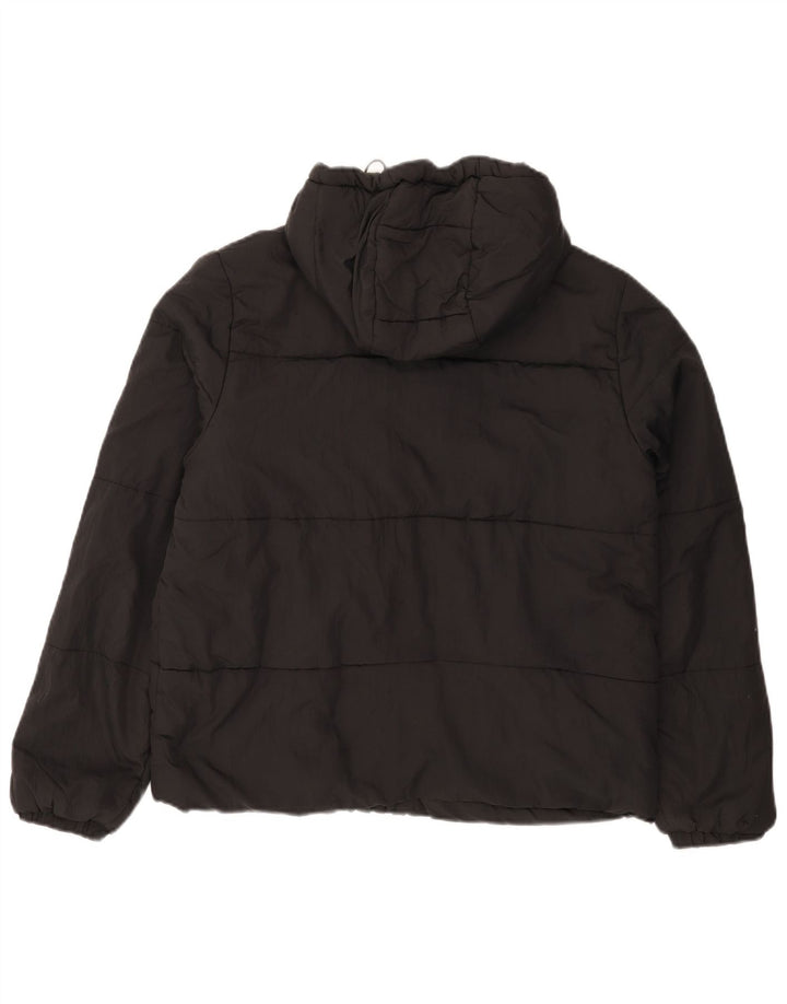 Billabong Chaqueta acolchada con capucha para hombre UK 38 Medium Black Nylon