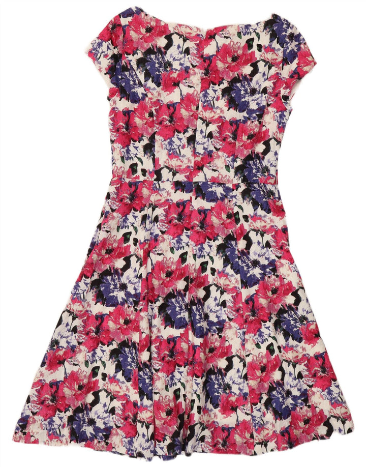 Laura Ashley Vestido de té regular para mujer Reino Unido 42 Mediano Multicolor Floral
