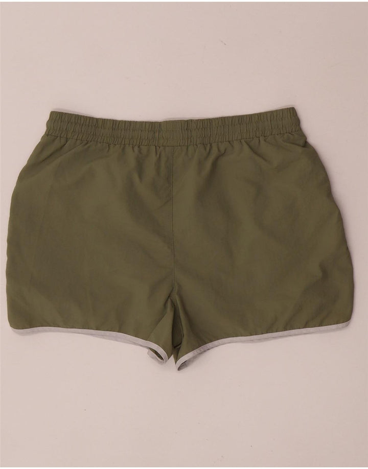 Lyle & Scott Bañador para hombre, talla grande, nailon caqui