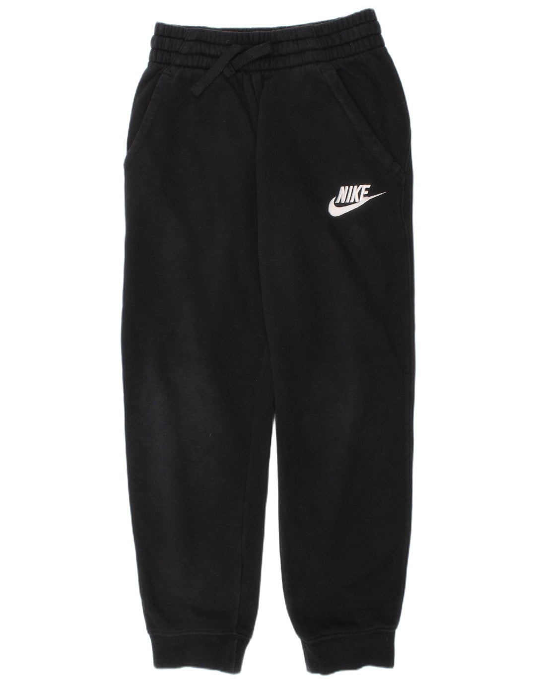 NIKE Pantalones de chándal con gráfico para niña, 8-9 años, pequeño, algodón negro