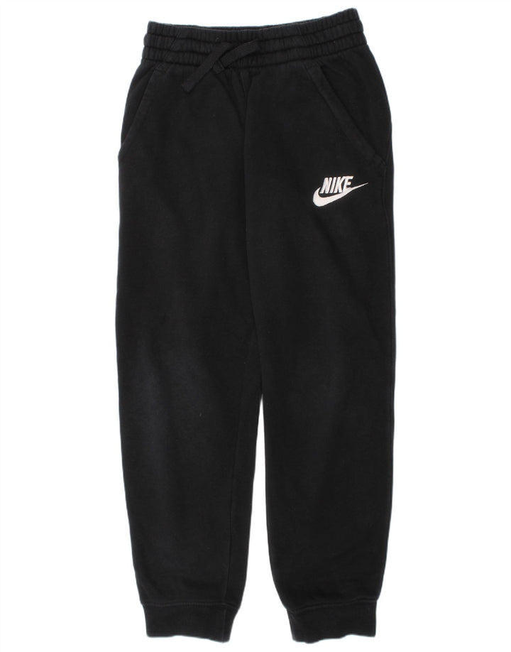 NIKE Pantalones de chándal con gráfico para niña, 8-9 años, pequeño, algodón negro