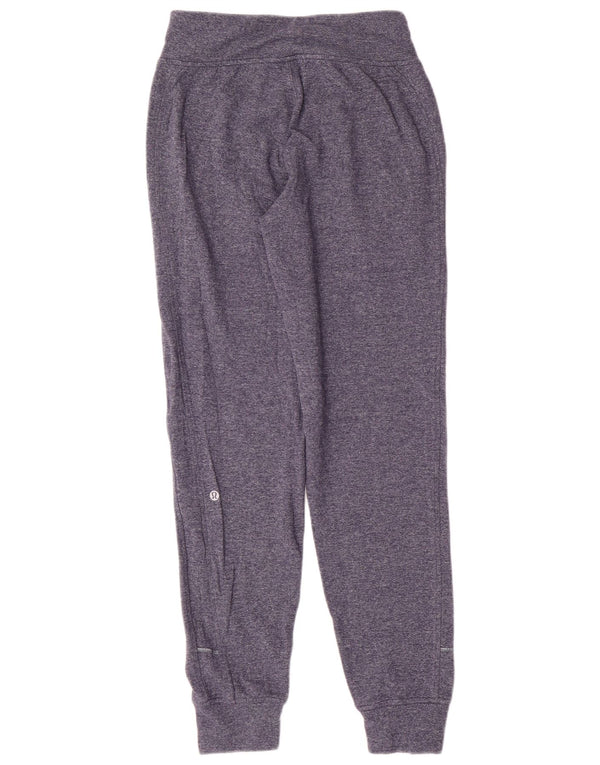 Lululemon Pantalones de chándal para mujer Joggers US 4 Small Blue Flecked Sports