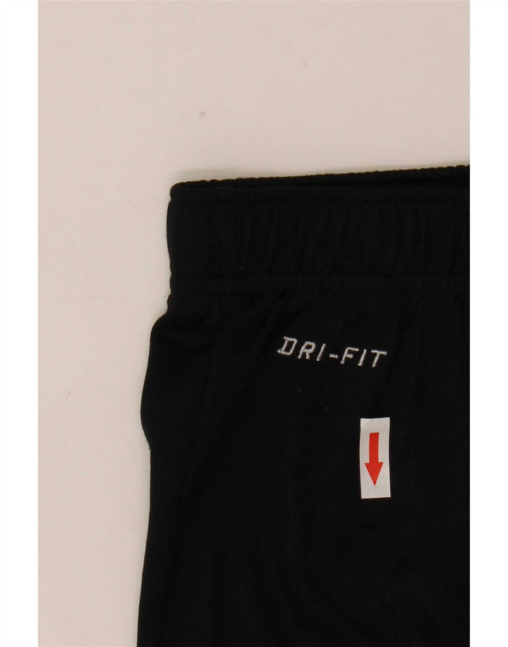 Pantalones cortos deportivos Nike Dri Fit para hombre Poliéster a rayas negras medianas