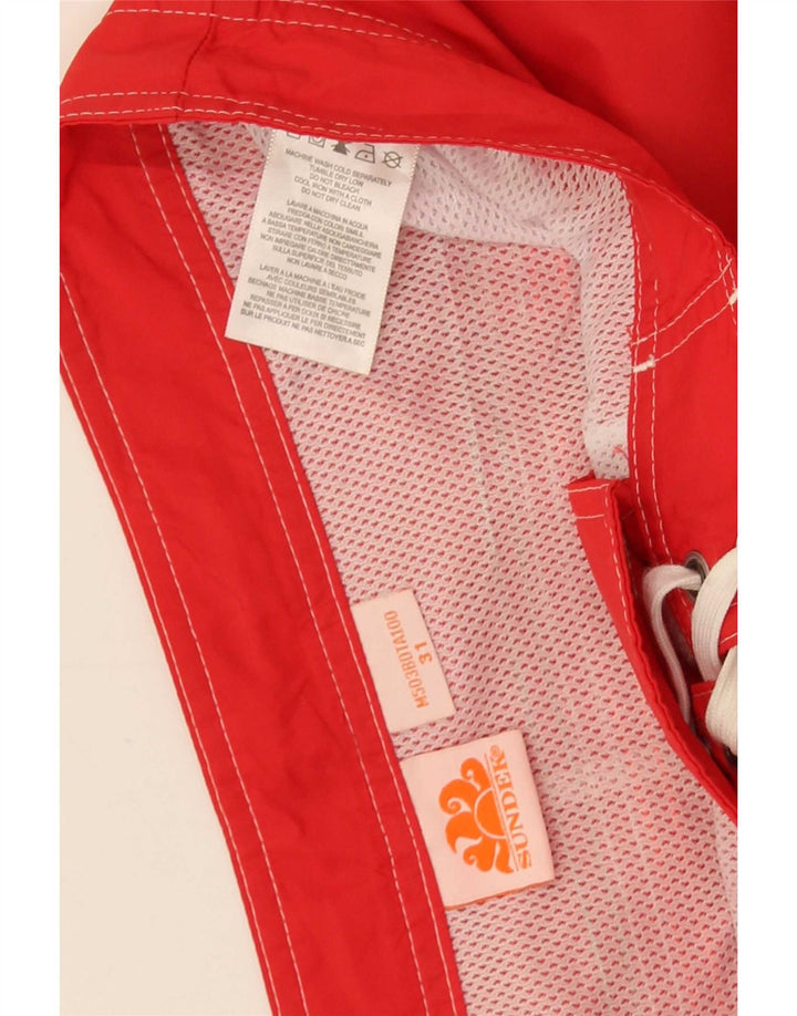 Bañador Sundek Hombre Mediano Rojo Poliéster