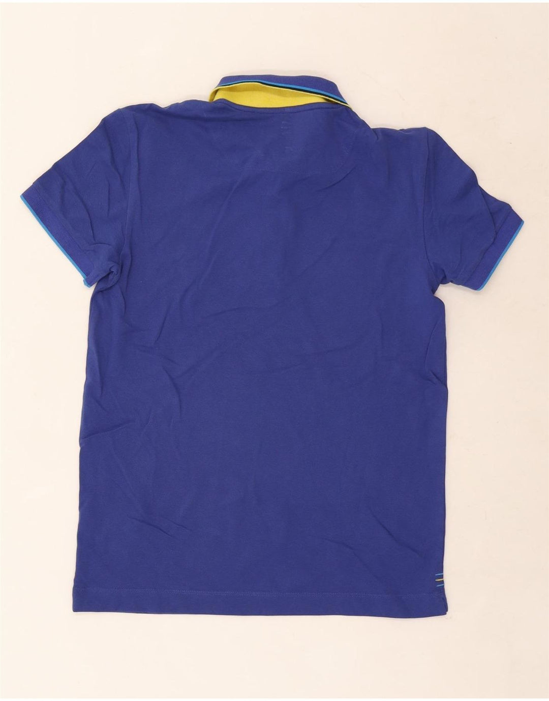 Polo Gas Hombre Algodón A Rayas Azul Pequeño
