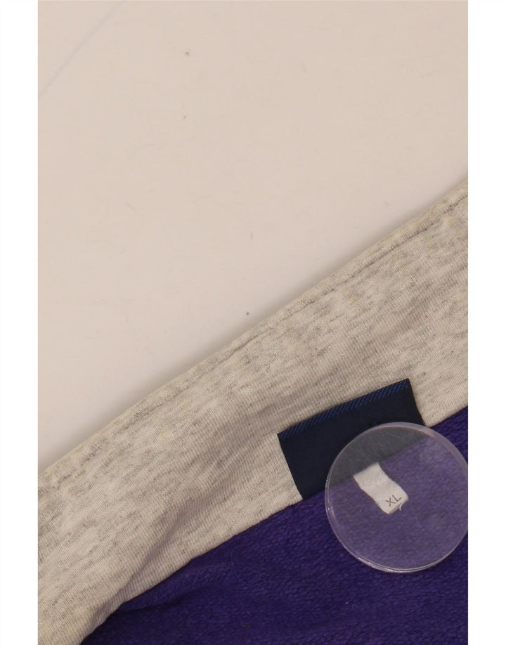 ASICS Hombre Graphic Chándal Top Chaqueta XL Gris Colorblock