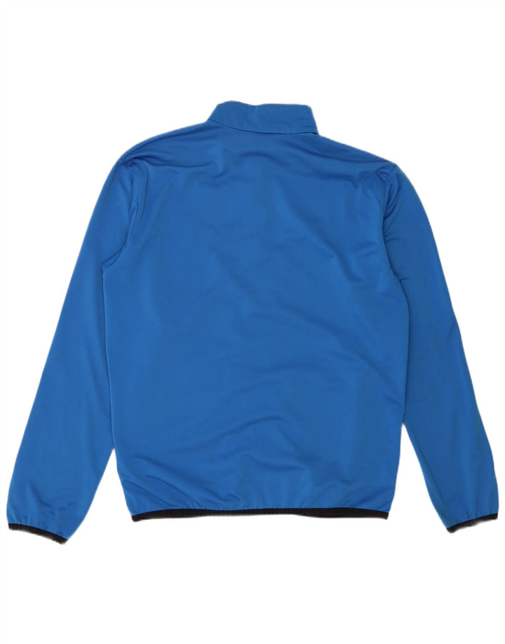 Puma Chaqueta De Chándal Superior Para Hombre Poliéster Color Block Azul Medio