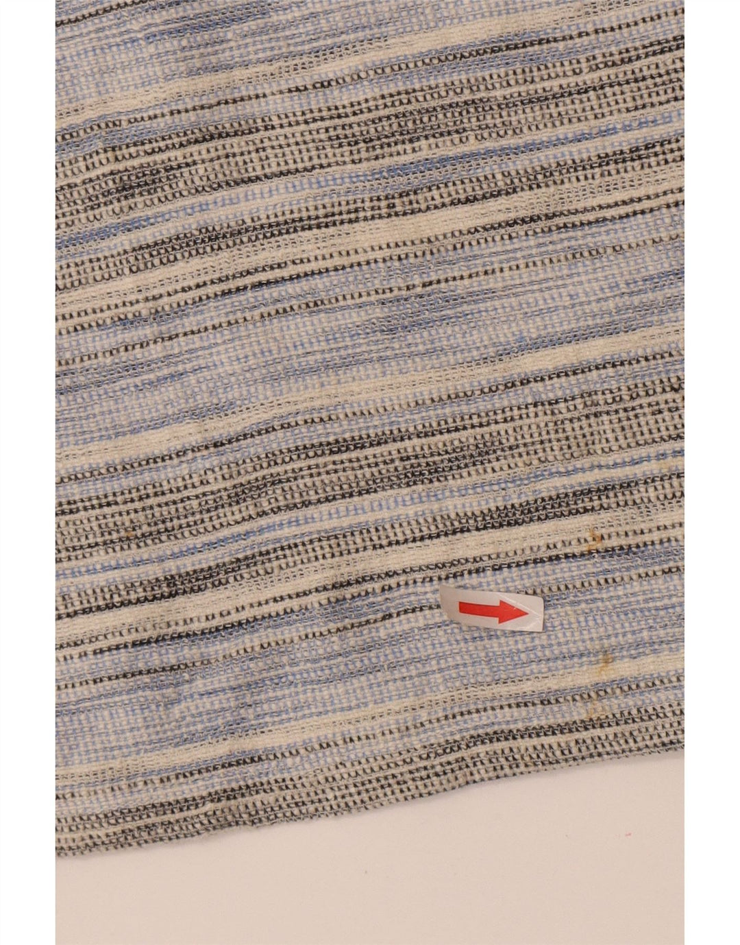 Oasis Mujer Top Manga Larga UK 40 Pequeño Algodón A Rayas Azul