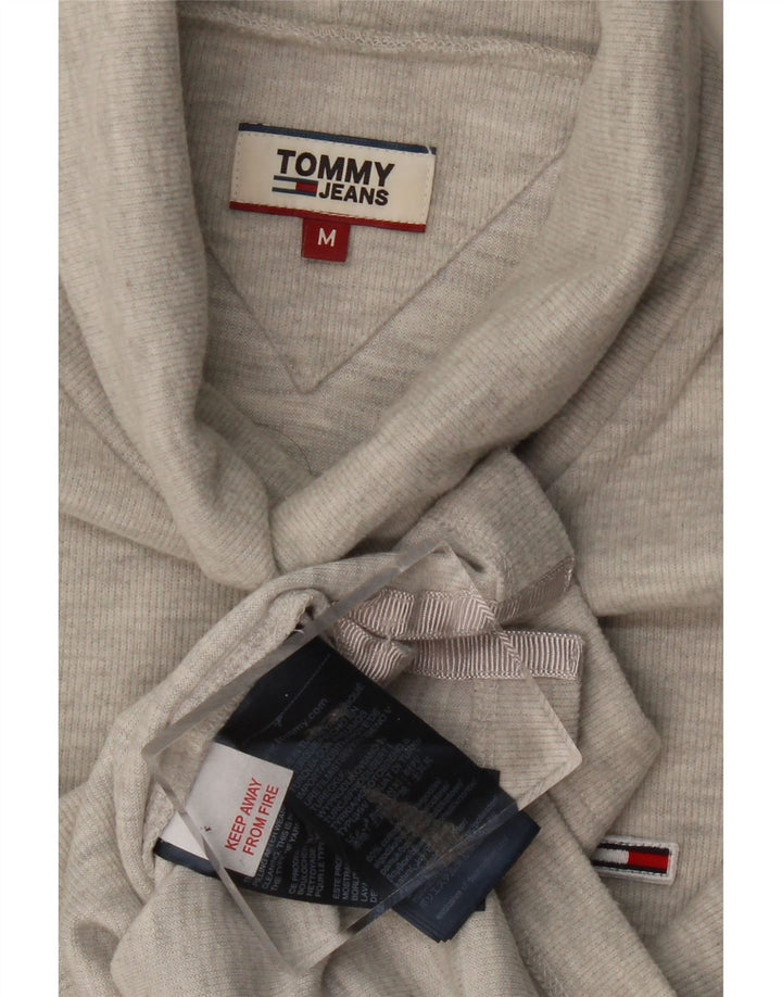 Tommy Hilfiger Suéter tipo jersey con cuello vuelto para mujer Reino Unido 14 Algodón gris medio