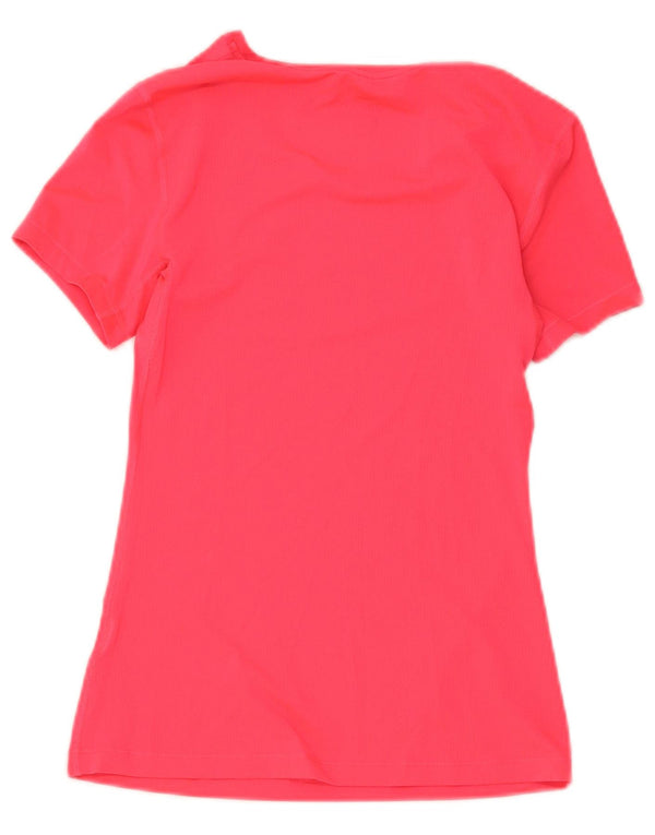 Nike Mujer Dri Fit Camiseta Top UK 8 Small Rosa