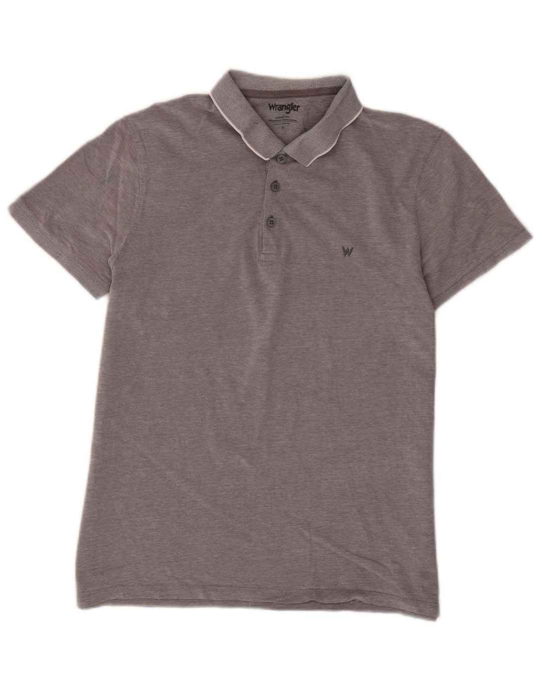 Polo Wrangler Hombre De Algodón Gris Medio