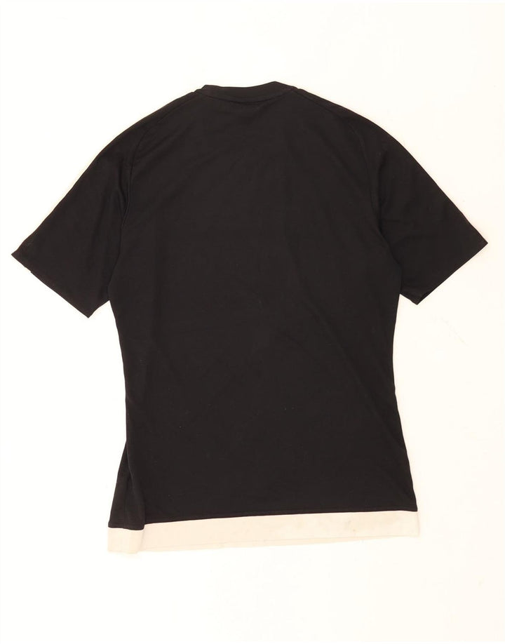 ADIDAS Camiseta Climalite para hombre Top Small Black Colourblock Poliéster