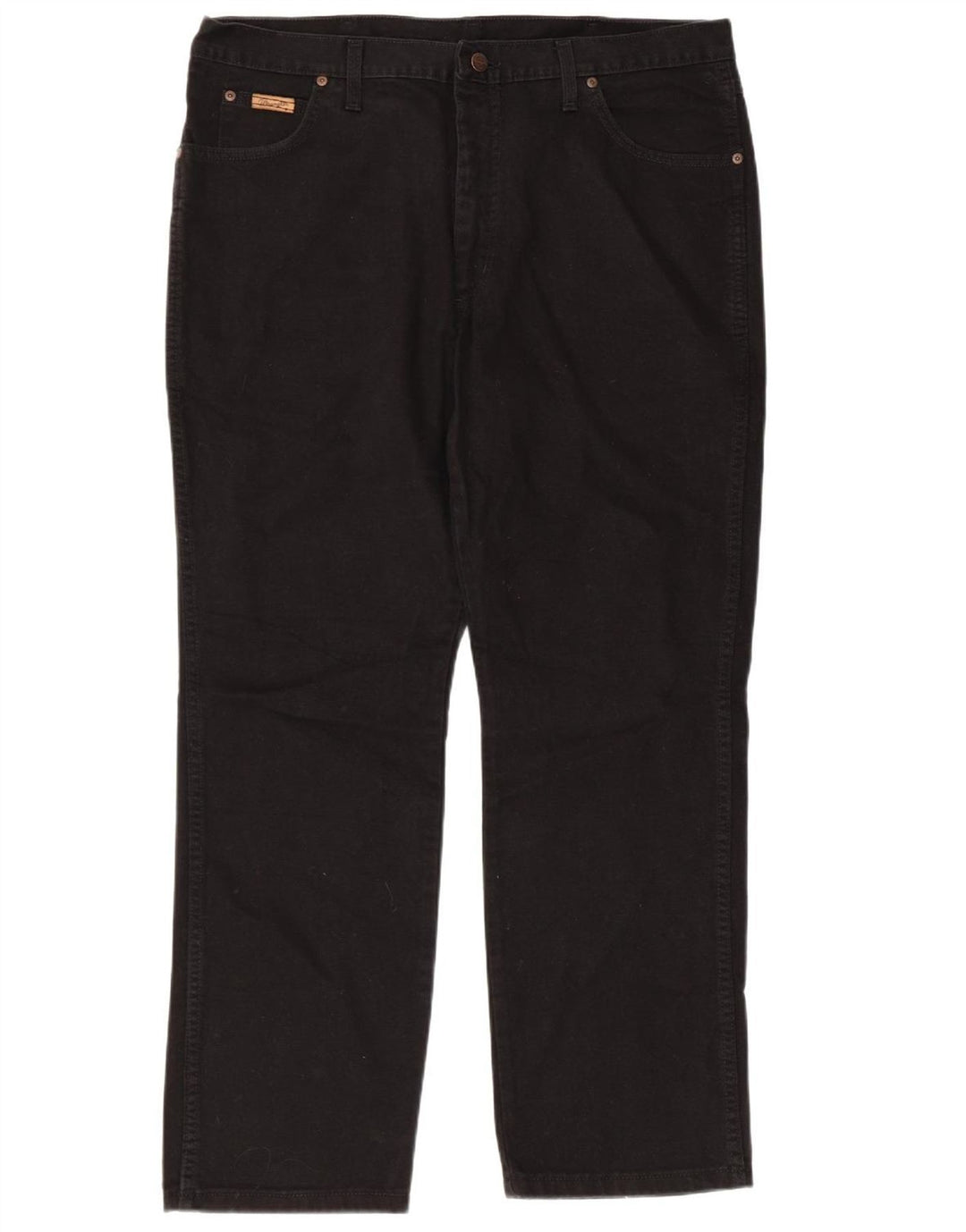 WRANGLER Vaqueros rectos Texas para hombre W40 L30 Algodón negro