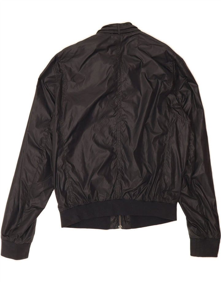 MOSCHINO Womens Bomber Jacket IT 50 XL Black Nylon Vintage Moschino and Second-Hand Moschino from Messina Hembry 