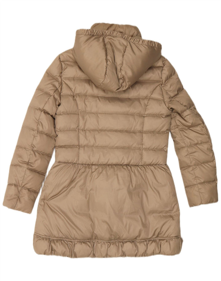 Sisley Abrigo acolchado con doble botonadura y capucha para mujer IT 42 Medium Beige