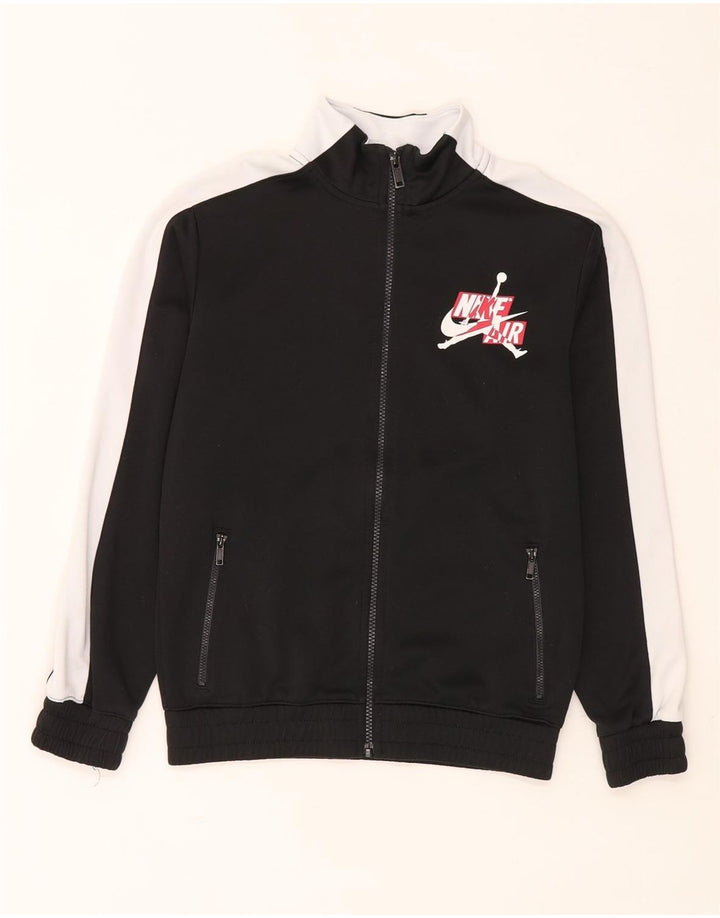 Jordan - Chaqueta de chándal para niño (10-11 años), color negro mediano