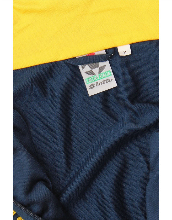 Lotto Hombre Chaqueta De Chándal Superior Medium Azul Marino Colorblock