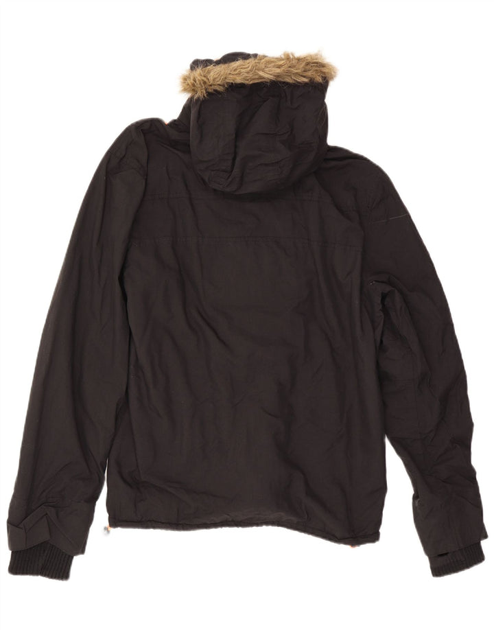 Superdry Chaqueta Cortavientos Windcheater para Mujer UK 46 Grande Negro