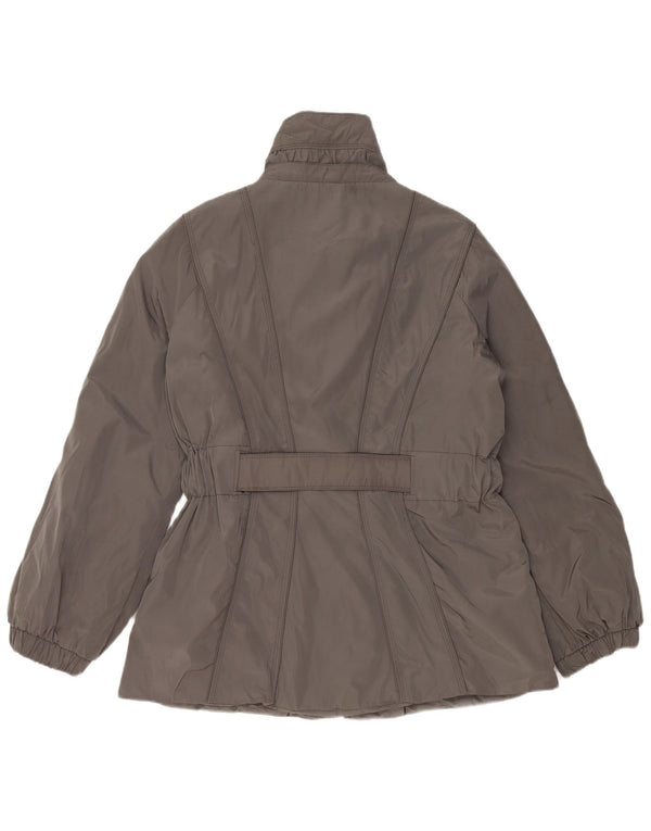 ZARA Mujer Cazadora Acolchada ES 40 XL Gris