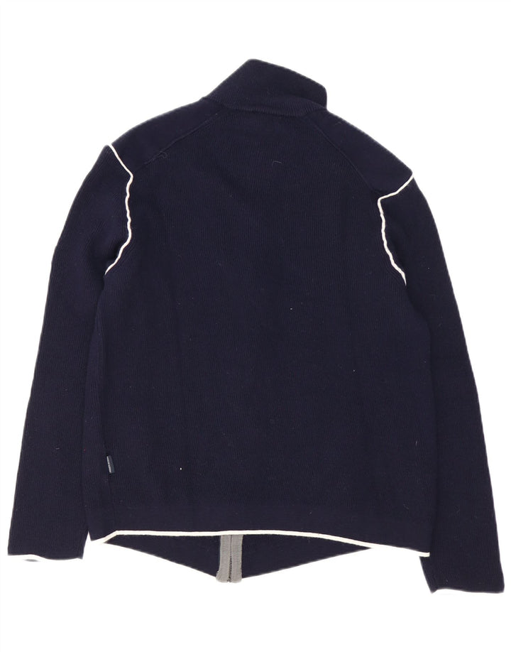 Armata Di Mare Cárdigan para hombre IT 52 Large Lana azul marino