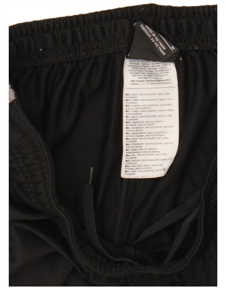 Pantalón De Chándal Nike Hombre Negro Medio Color Block Poliéster Deportes