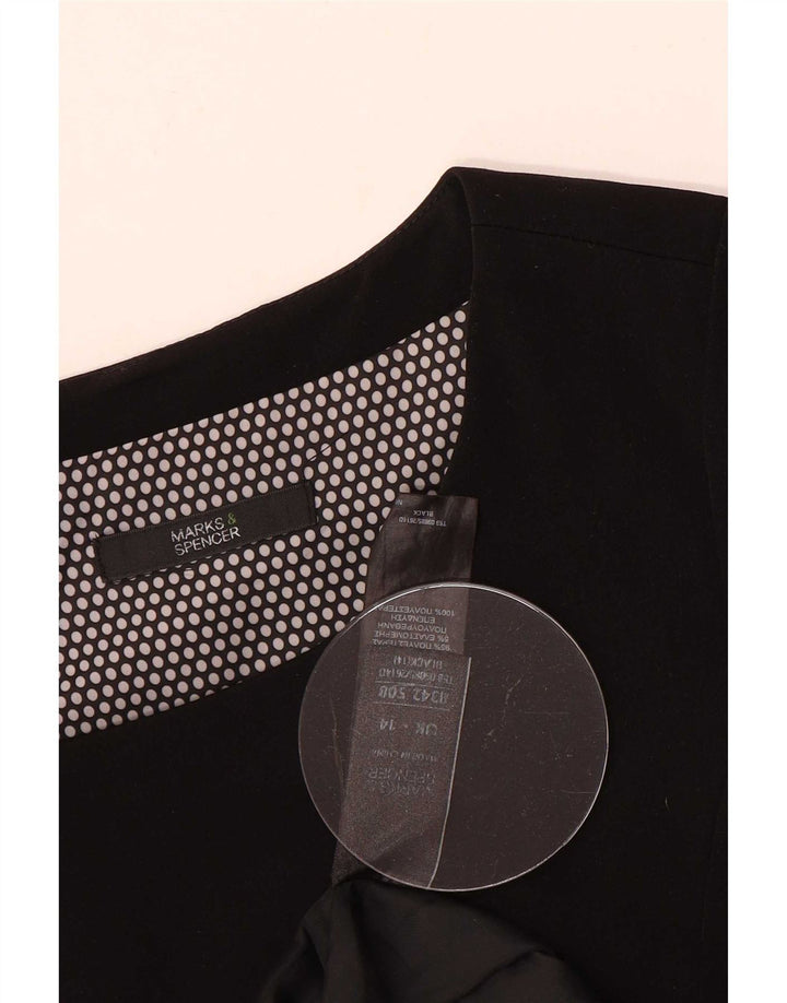 Marks & Spencer Vestido tubo para mujer UK 44 Grande Poliéster negro