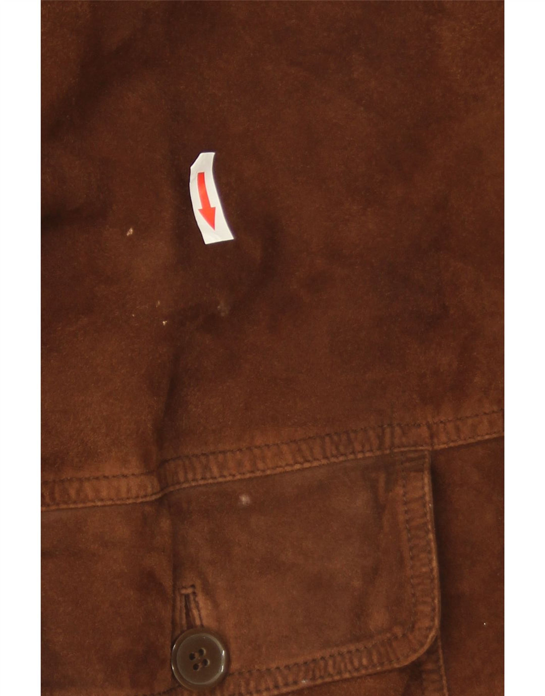 Conbipel Chaqueta Bomber De Ante Para Hombre IT 48 Cuero Marrón Medio