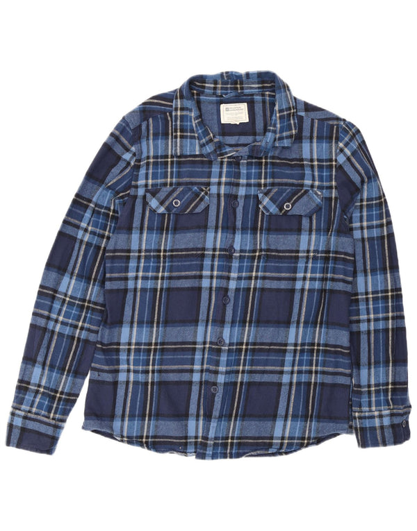 Camisa de franela para hombre de Mountain Warehouse Cuadros azul marino mediano