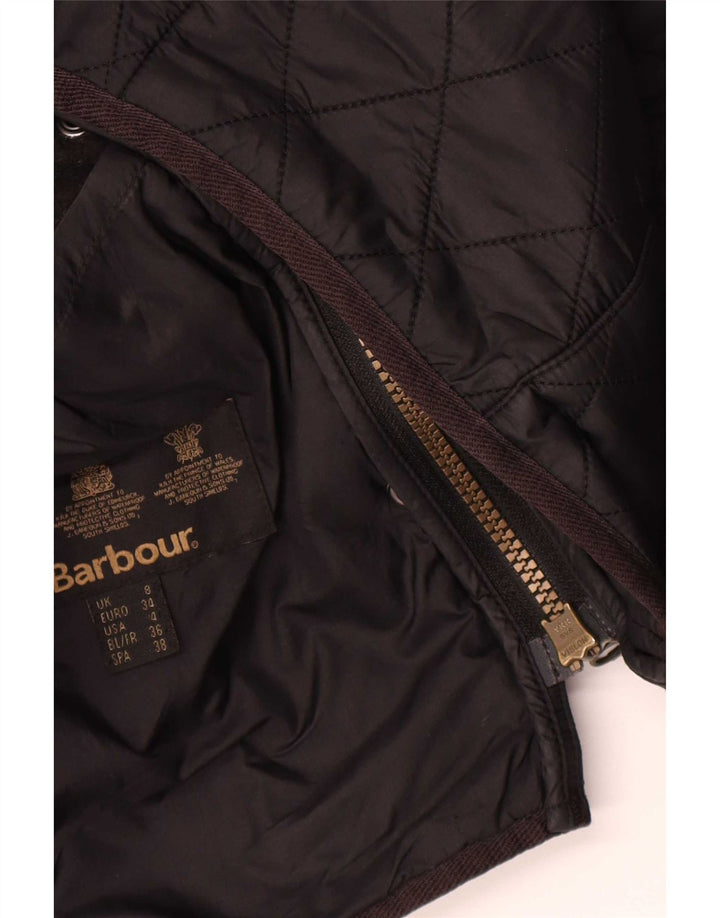Barbour Chaqueta acolchada para mujer Reino Unido 8 Pequeño Negro