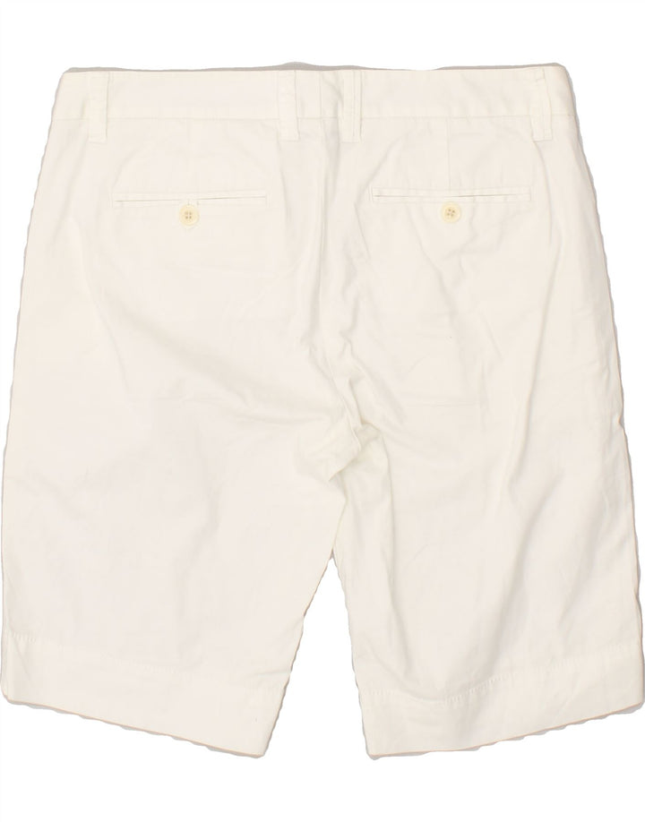 GAP Womens Chino Shorts US 6 Medium W30 White Cotton | Vintage Gap | Thrift | Second-Hand Gap | Used Clothing | Messina Hembry 