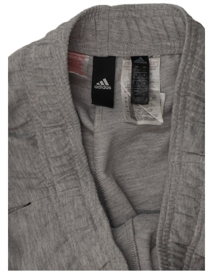 ADIDAS Pantalón de chándal gráfico para niño Joggers 13-14 años Gris Poliéster