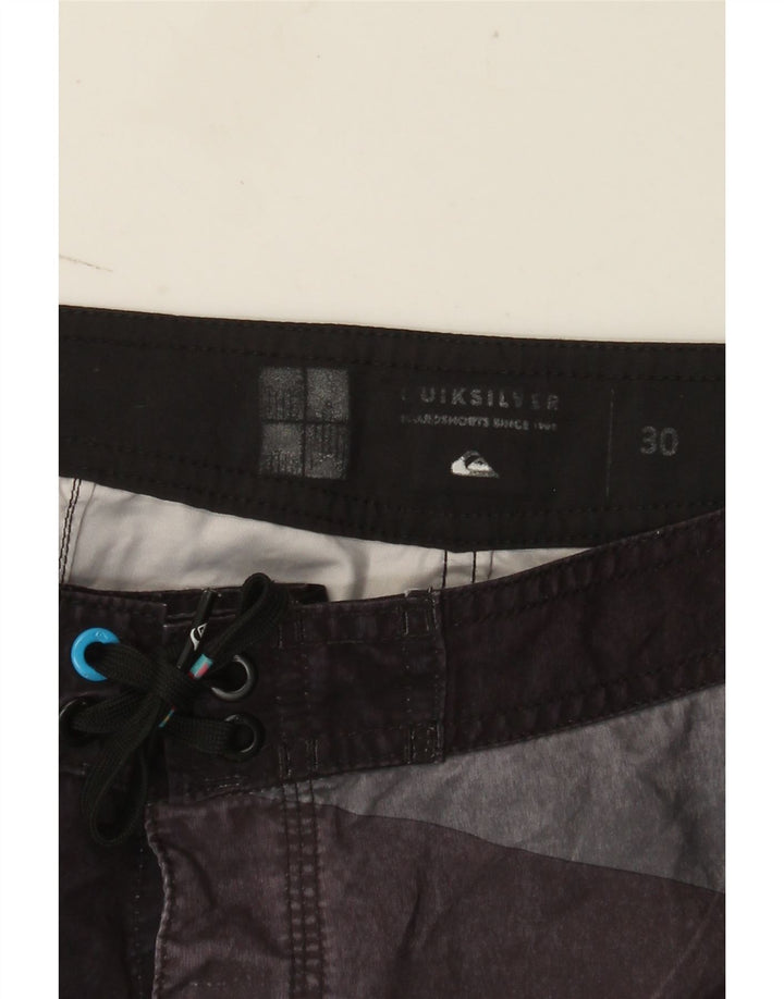 Quiksilver Bañador con gráfico para hombre, tamaño mediano, multicolor, color block