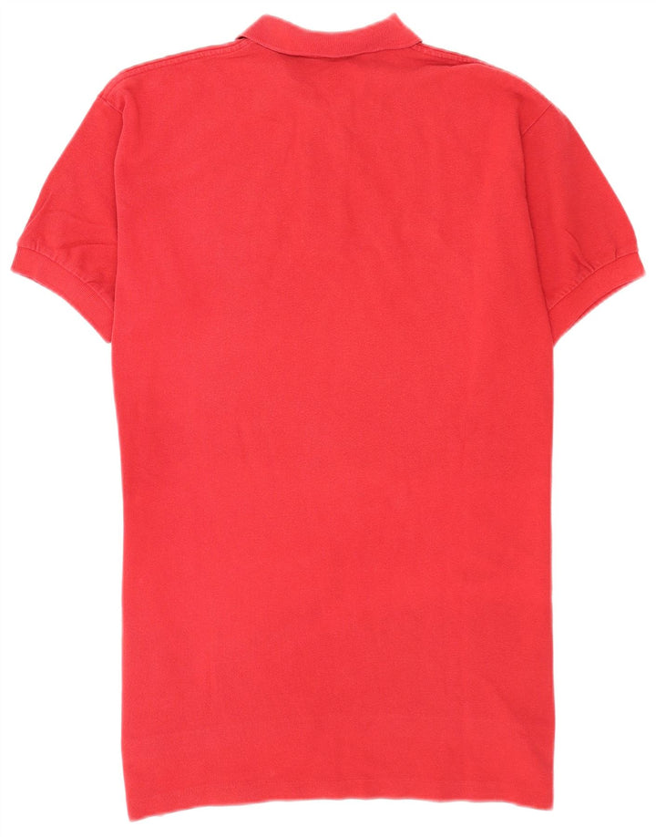 Camisa Polo Ralph Lauren Hombre Algodón Rojo Mediano