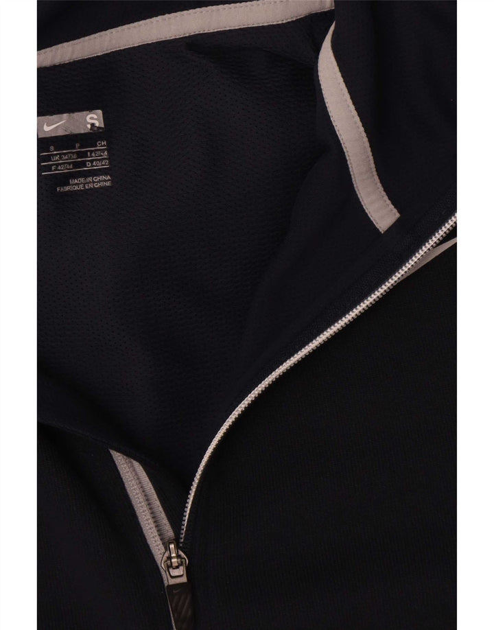 Nike Sudadera con capucha y cremallera para hombre UK 34/36 Small Azul marino Poliéster
