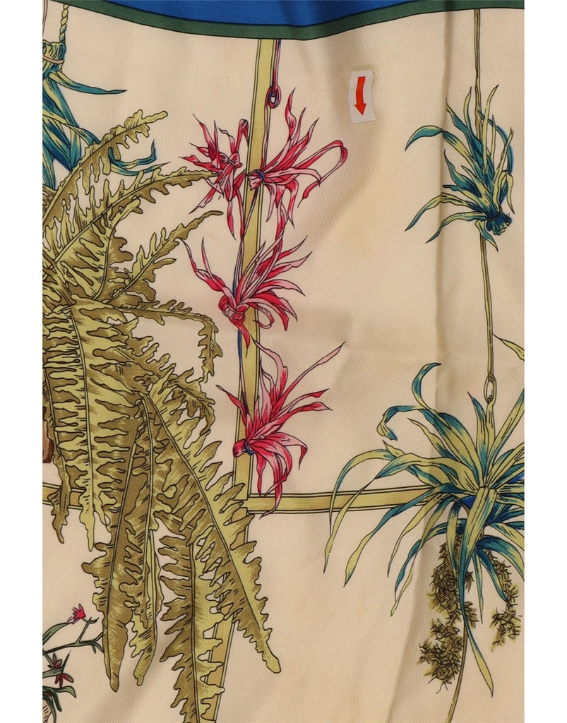 CELINE Womens Square Scarf One Size L35 Multicoloured Floral Silk Vintage Celine and Second-Hand Celine from Messina Hembry 