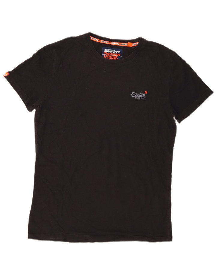 Superdry Camiseta para hombre Top Small Black Cotton