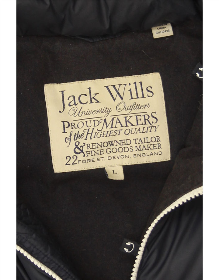 Jack Wills Chaleco acolchado para hombre UK 40 Large Azul marino