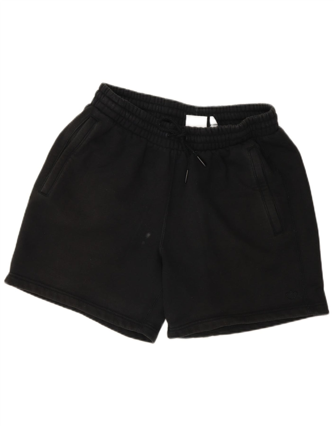 Adidas - Pantalones cortos deportivos para hombre, algodón negro mediano