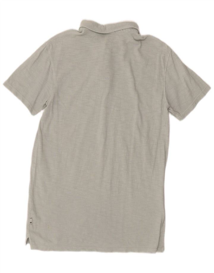 QUIKSILVER Polo de ajuste moderno para hombre de algodón gris medio