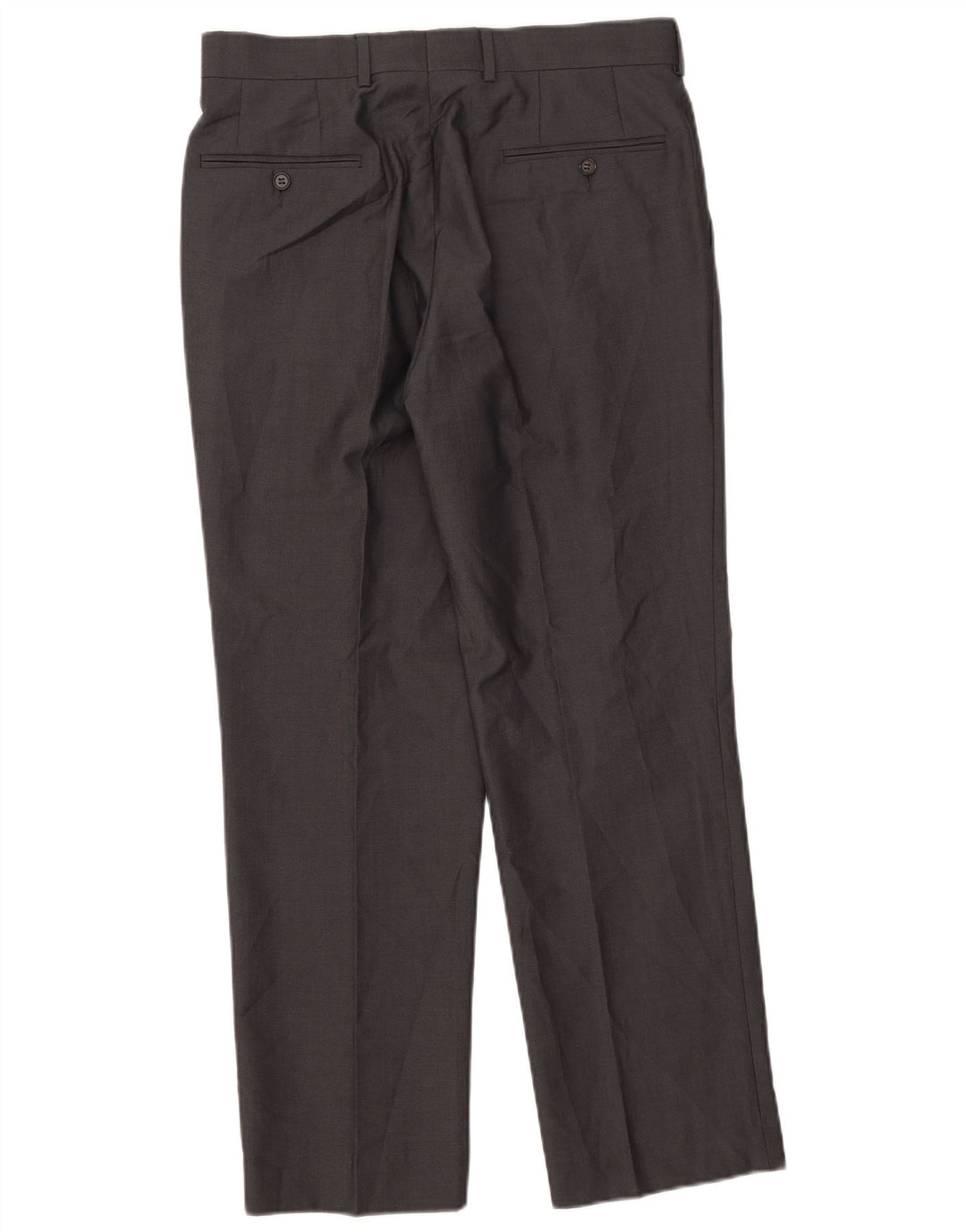 Pantalones de traje rectos para hombre de Ted Baker W33 L29 Gris