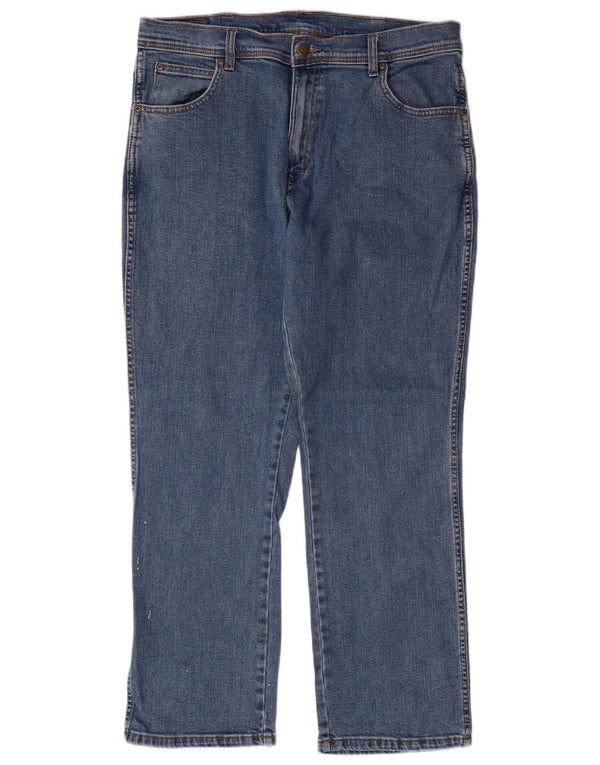 WRANGLER Vaqueros rectos para hombre W36 L30 Algodón azul
