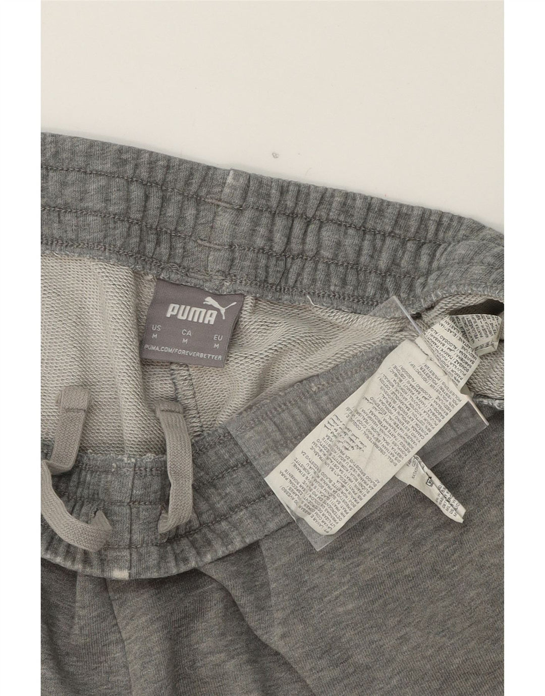 PUMA Mens Graphic Tracksuit Trousers Joggers Medium  Grey Cotton Vintage Puma and Second-Hand Puma from Messina Hembry 