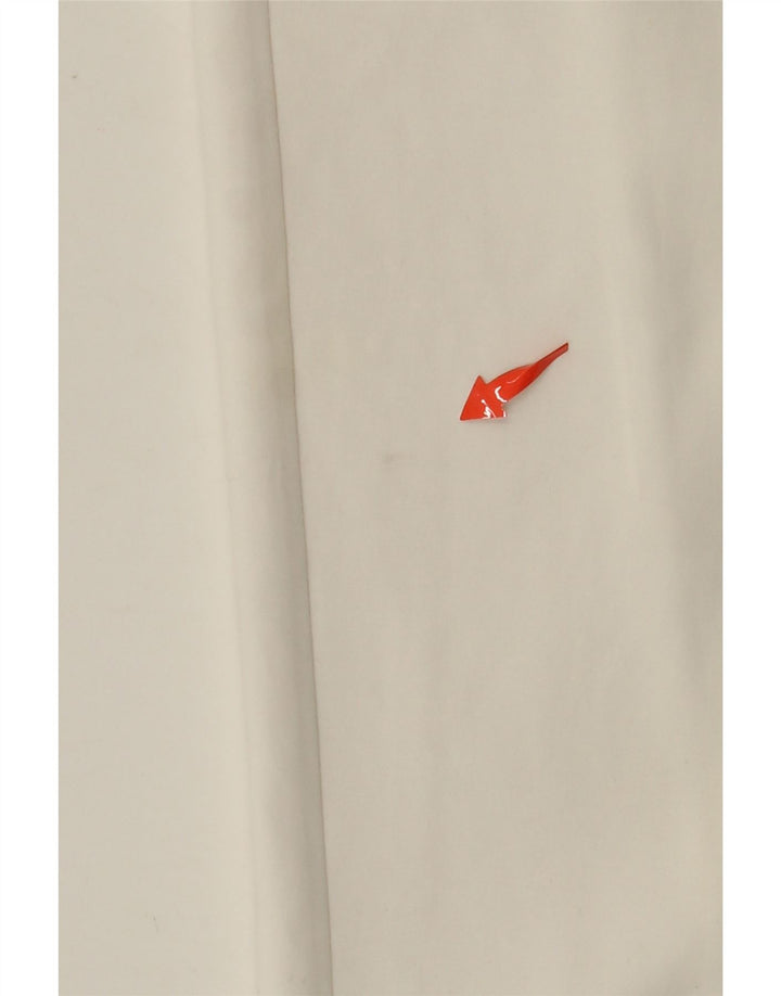 KAREN MILLEN Pantalones cortos rectos para mujer UK 12 Medium W30 L24 Blanco