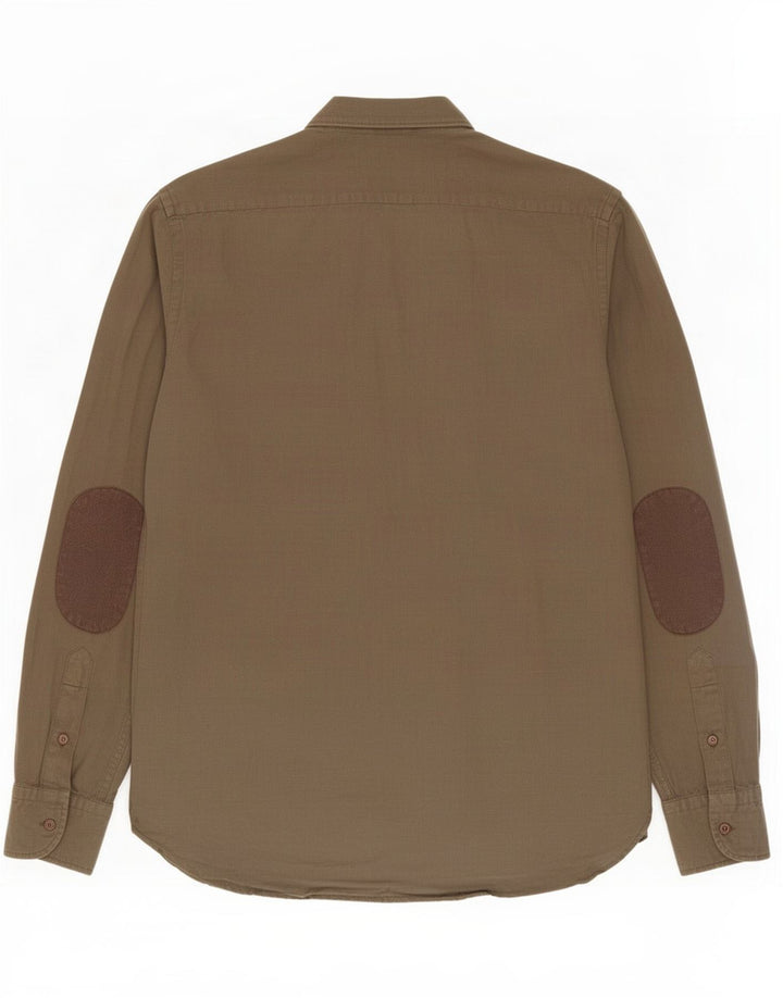 Camisa Massimo Dutti Hombre Small Khaki