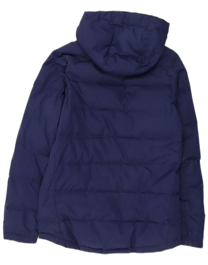 Nike Chaqueta acolchada con capucha para hombre UK 36 Small Azul marino Poliéster