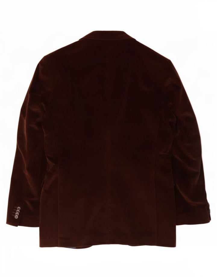 Gant Chaqueta tipo blazer de pana con 2 botones para hombre EU 50 Large Marrón Algodón