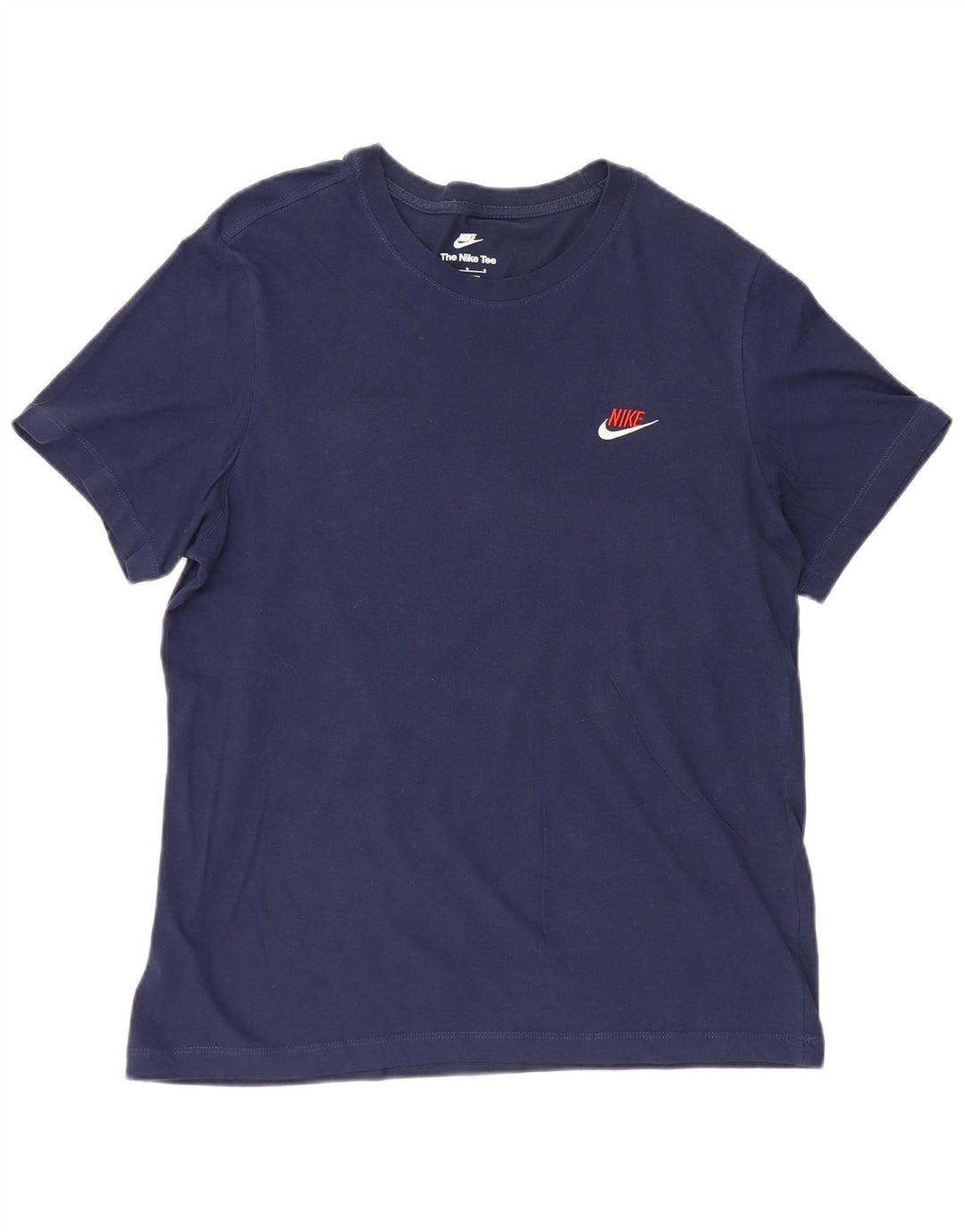 Camiseta Nike Hombre Top Grande Azul Marino Algodón